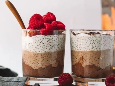 Mushroom Coffee Chia Pudding